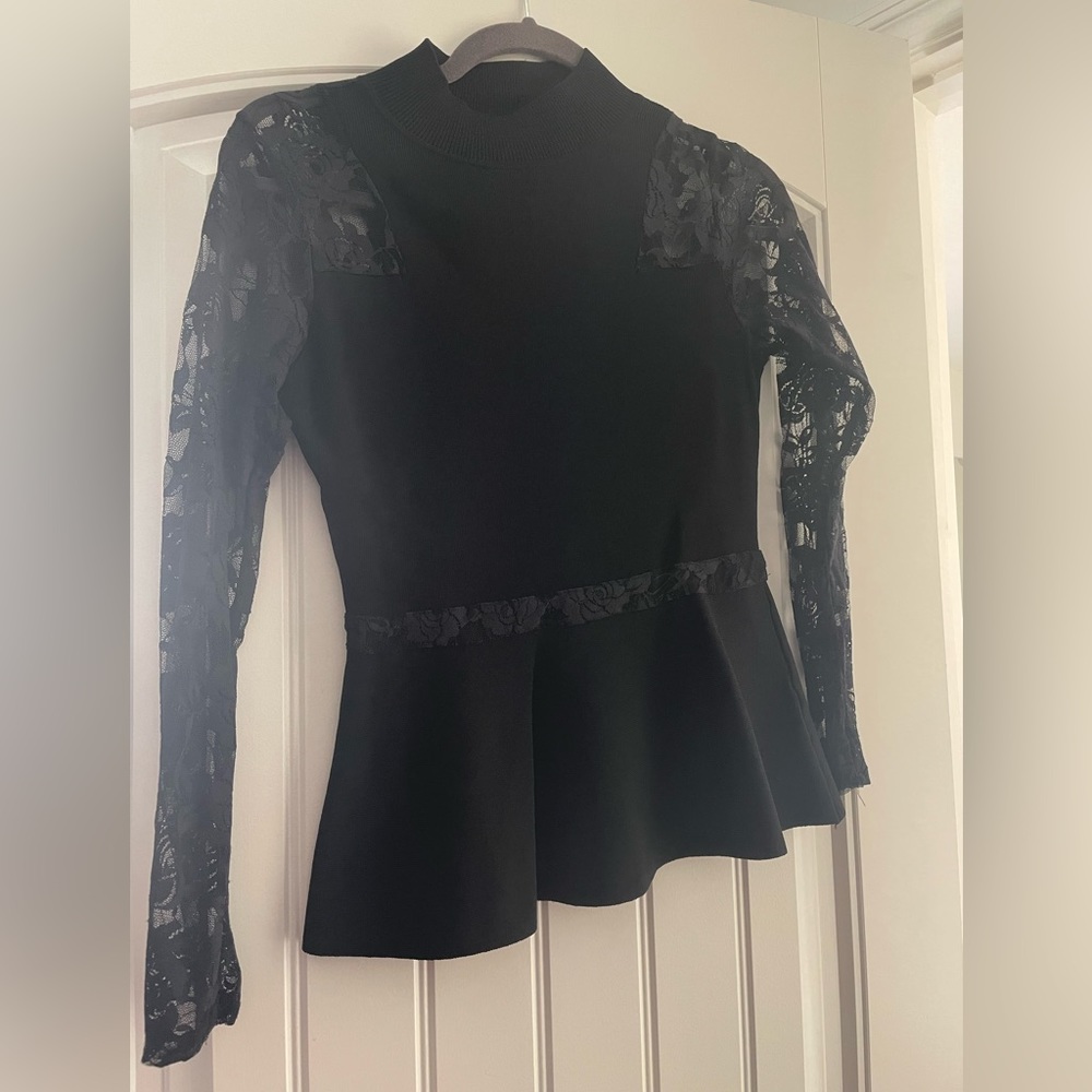 Lacey Black Top